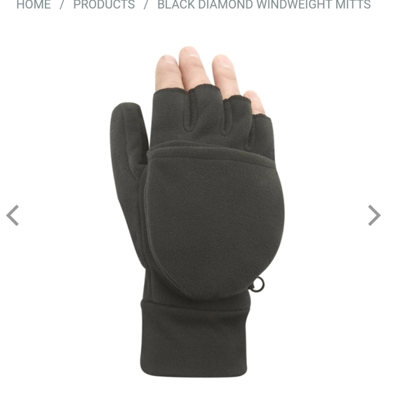 Black Diamond Windweight Mitts - Picture 1 of 8
